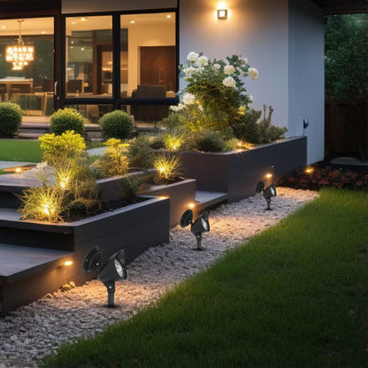 Solarlampe Joker 31,5 cm 4000K Sort IP44