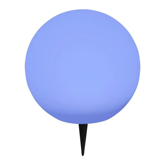 Solarlampe Kugle 30 cm RGB Hvid IP65