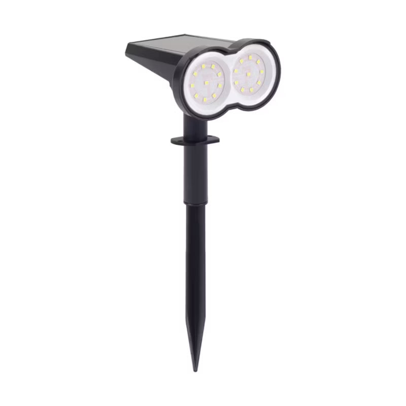 Solarlampe LED Dual 0,8W Sort IP44