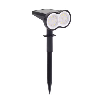 Solarlampe LED Dual 0,8W Sort IP44