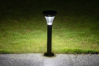 Solarlampe med Bevægelsessensor Sort 31 cm