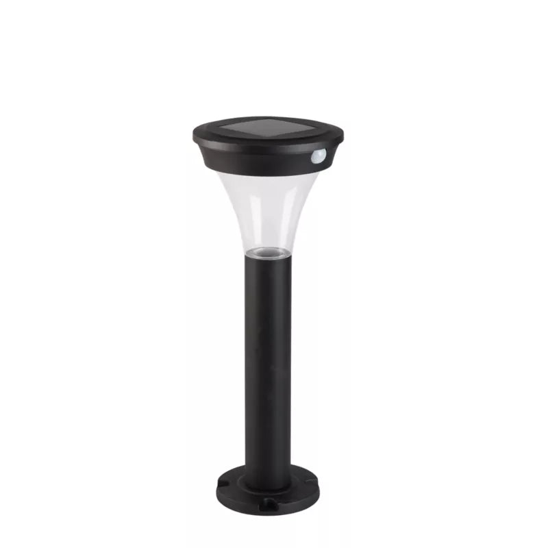 Solarlampe med Bevægelsessensor Sort 31 cm