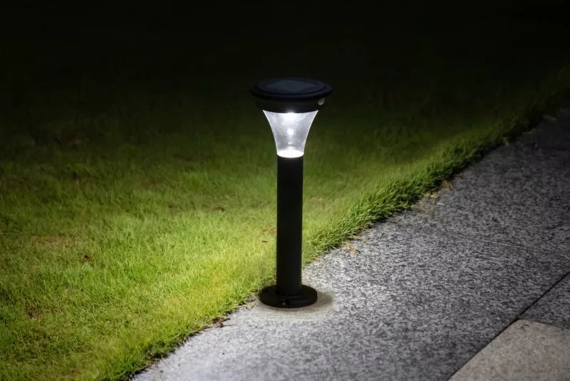 Solarlampe med Bevægelsessensor Sort 31 cm