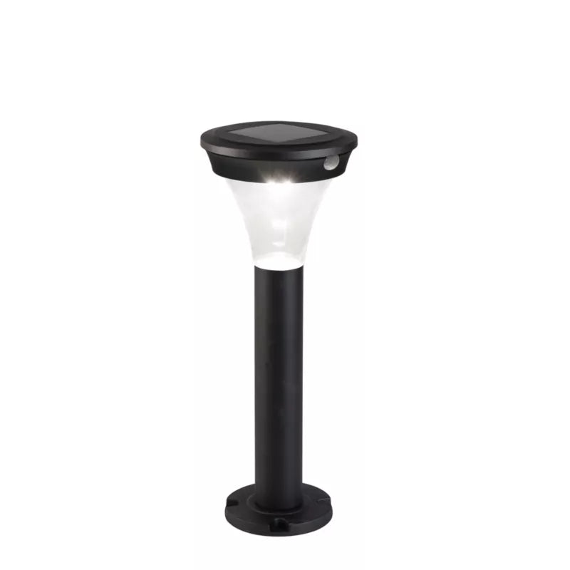 Solarlampe med Bevægelsessensor Sort 31 cm