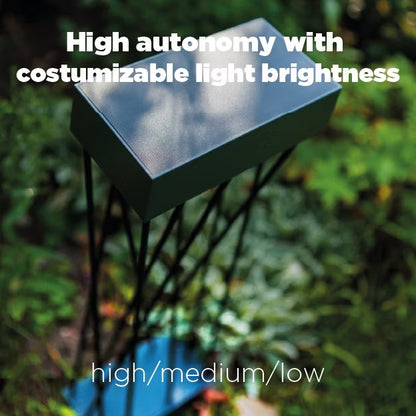 Solarlampe Spido LED 76,7 cm Sort IP54