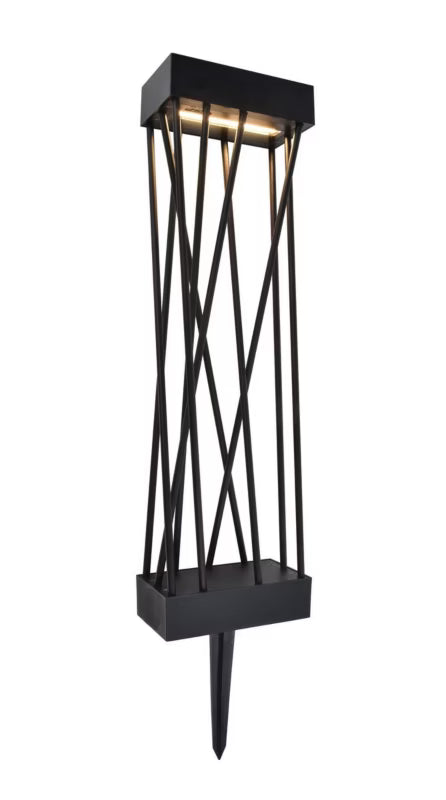 Solarlampe Spido LED 76,7 cm Sort IP54