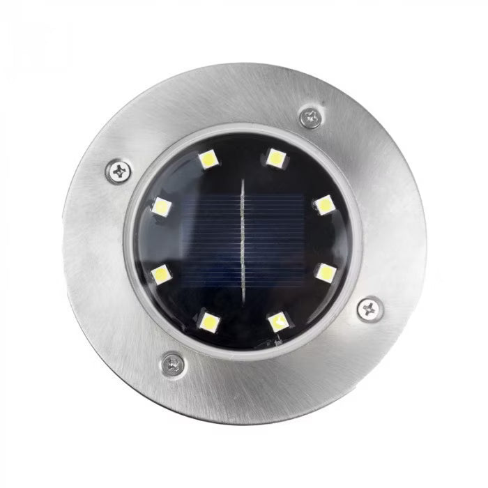 Solarlampe Spyd 11,5x11,5 cm Sølv LED IP44