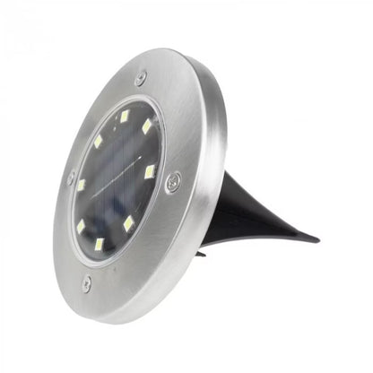 Solarlampe Spyd 11,5x11,5 cm Sølv LED IP44