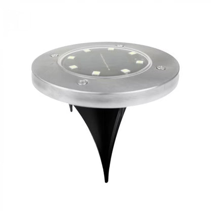 Solarlampe Spyd 11,5x11,5 cm Sølv LED IP44