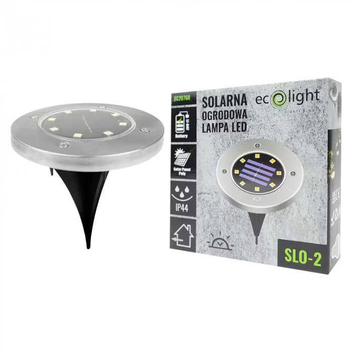 Solarlampe Spyd 11,5x11,5 cm Sølv LED IP44