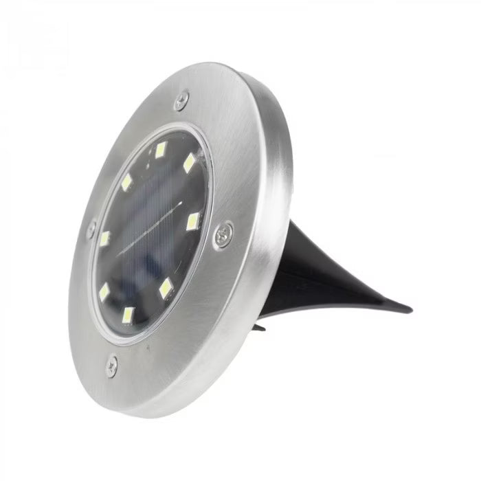 Solarlampe Spyd 11,5x11,5 cm Sølv LED IP44