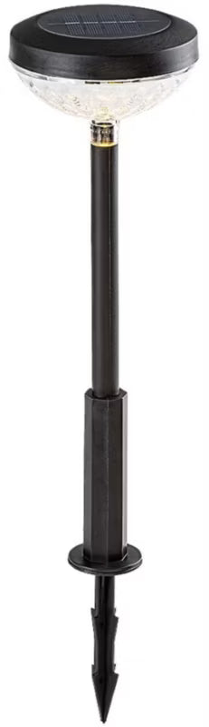 Solarlampe Spyd 11x35 cm LED Sort IP44