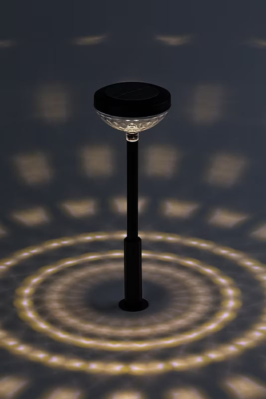 Solarlampe Spyd 11x35 cm LED Sort IP44