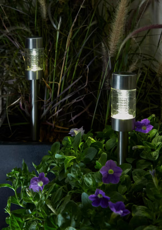 Solarlampe Spyd 5x39 cm Sølv IP44