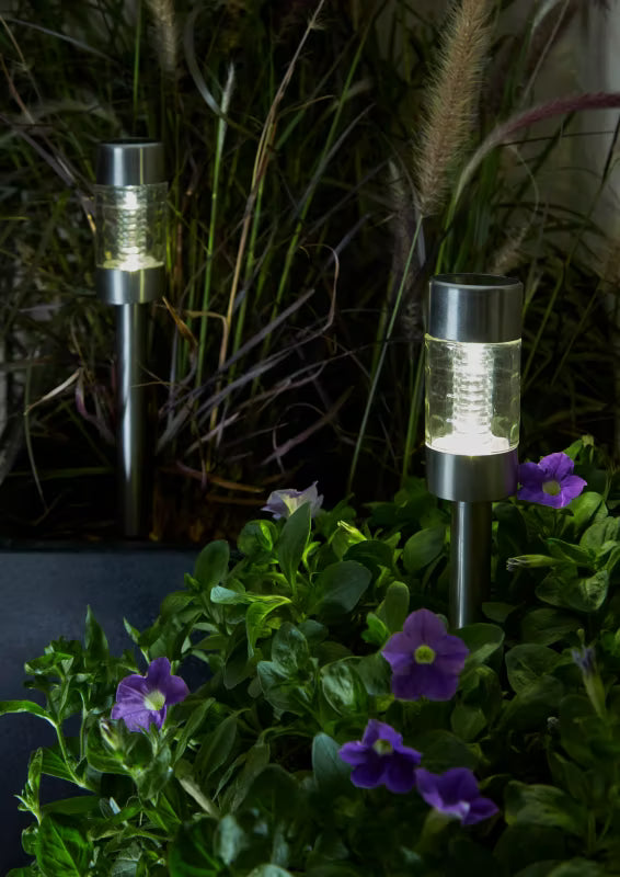 Solarlampe Spyd 5x39 cm Sølv IP44