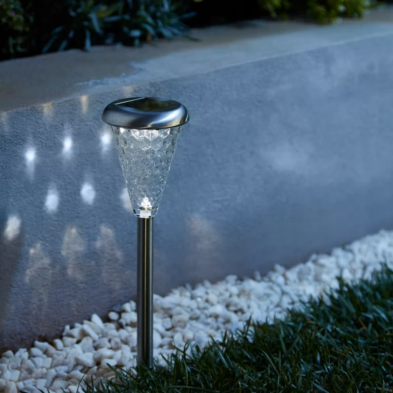 Solarlampe Spyd 8 cm Stål