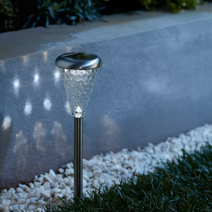 Solarlampe Spyd 8 cm Stål
