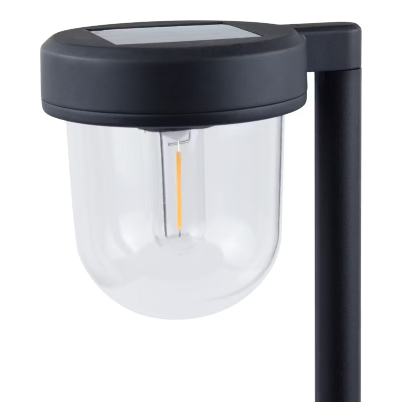 Solarlampe Spyd Brith 10x25 cm Sort IP44