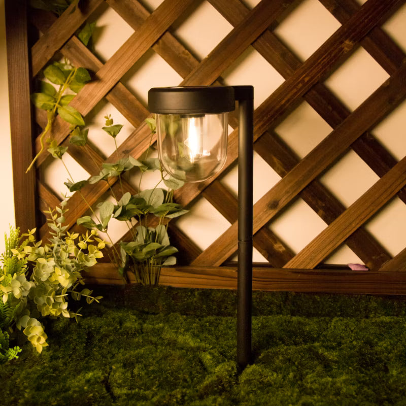 Solarlampe Spyd Brith 10x25 cm Sort IP44