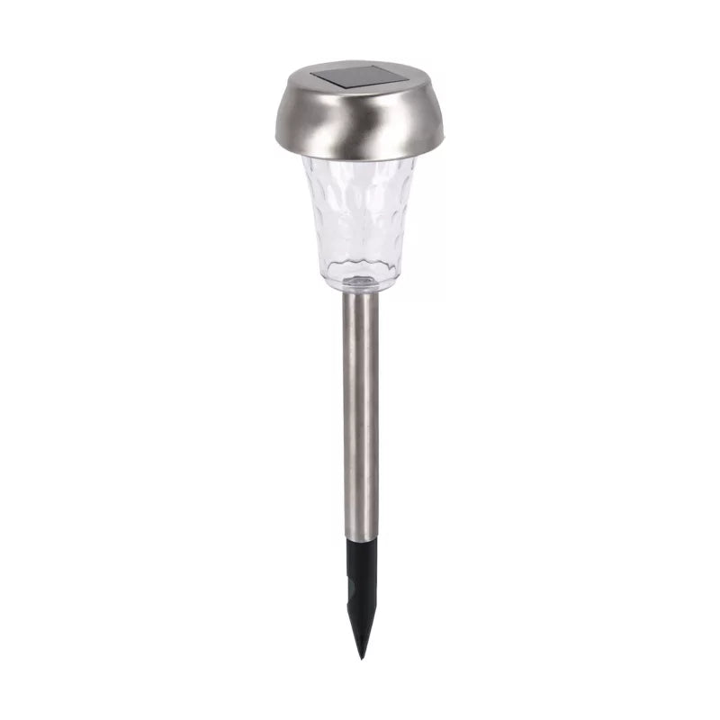 Solarlampe Spyd Iris 38,5x8 cm Krom LED IP44