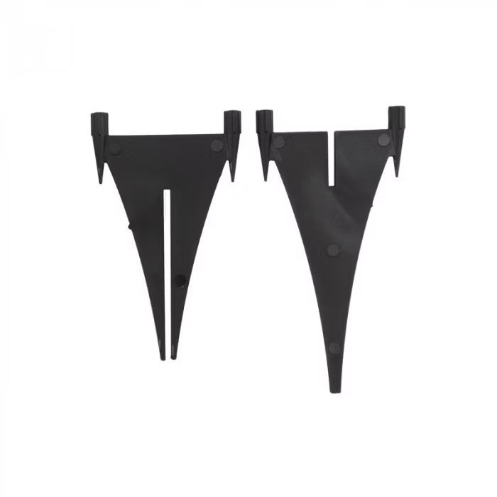 Solarlampe Spyd LED 12,5x10,5 cm Sort IP44