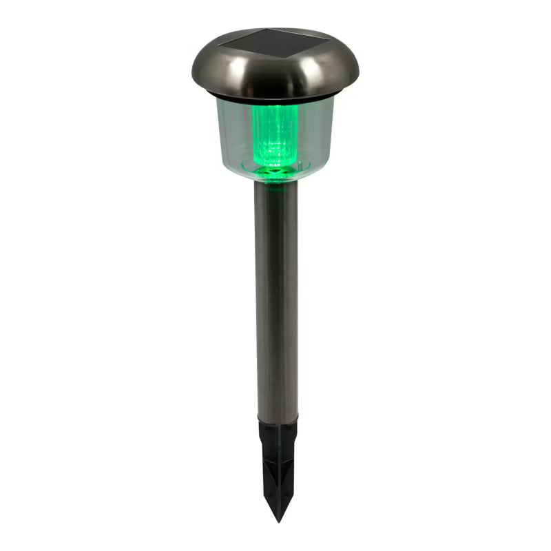 Solarlampe Spyd RGB 11,2x39 cm Sølv