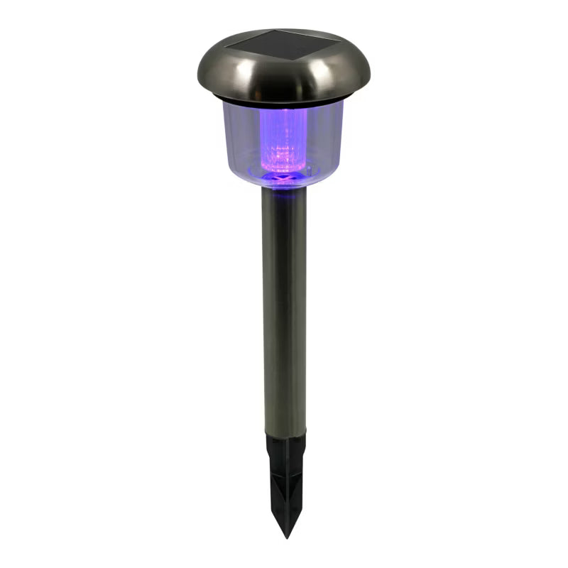 Solarlampe Spyd RGB 11,2x39 cm Sølv