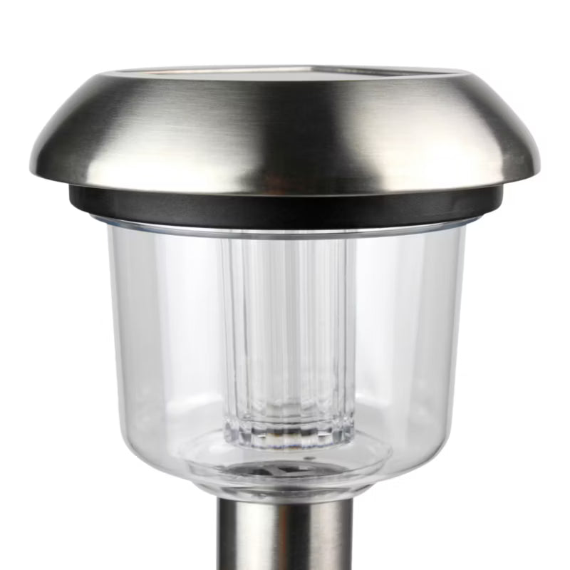 Solarlampe Spyd RGB 11,2x39 cm Sølv