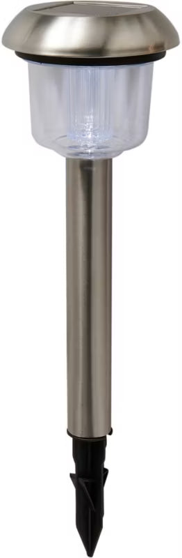 Solarlampe Spyd RGB 11,2x39 cm Sølv