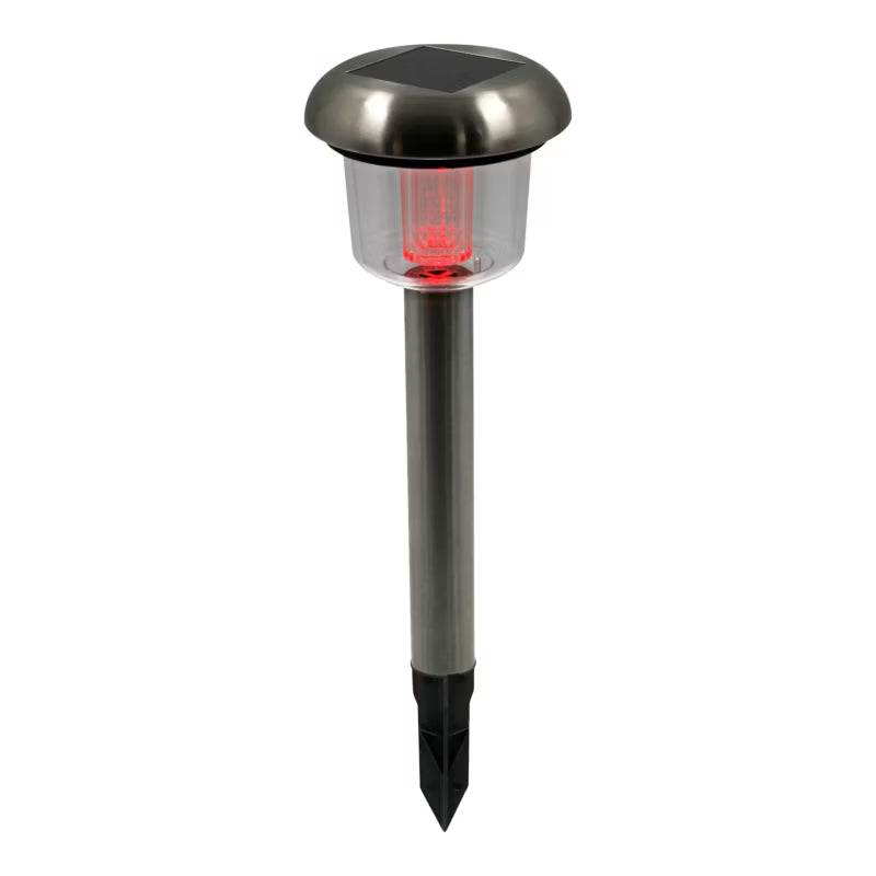 Solarlampe Spyd RGB 11,2x39 cm Sølv