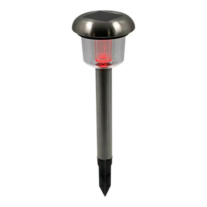 Solarlampe Spyd RGB 11,2x39 cm Sølv