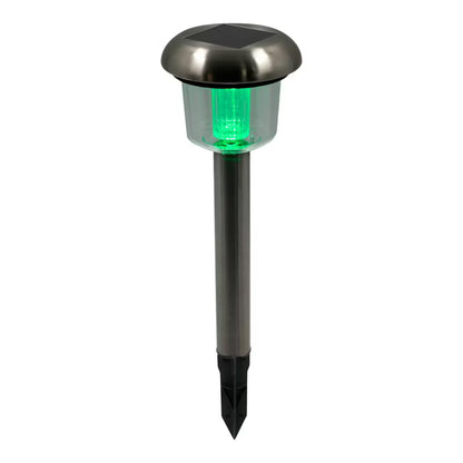Solarlampe Spyd RGB 11,2x39 cm Sølv