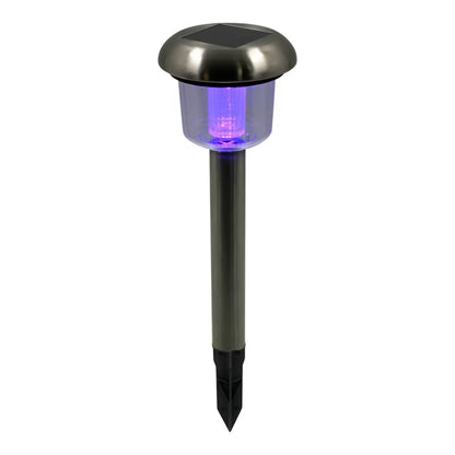 Solarlampe Spyd RGB 11,2x39 cm Sølv