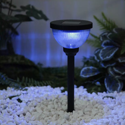 Solarlampe Spyd RGB Campanula 11x25 cm Sort