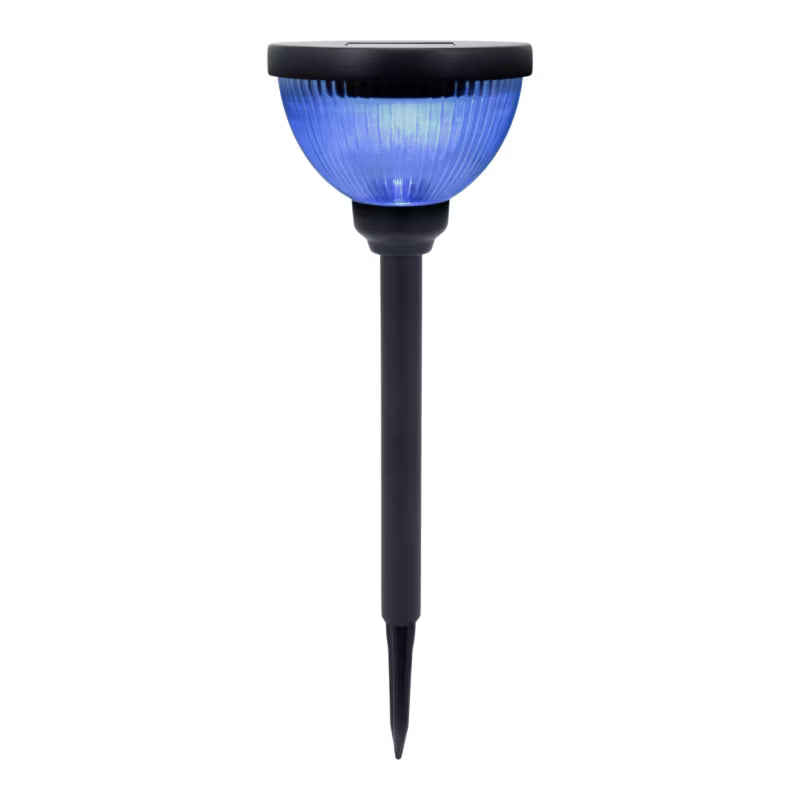Solarlampe Spyd RGB Campanula 11x25 cm Sort