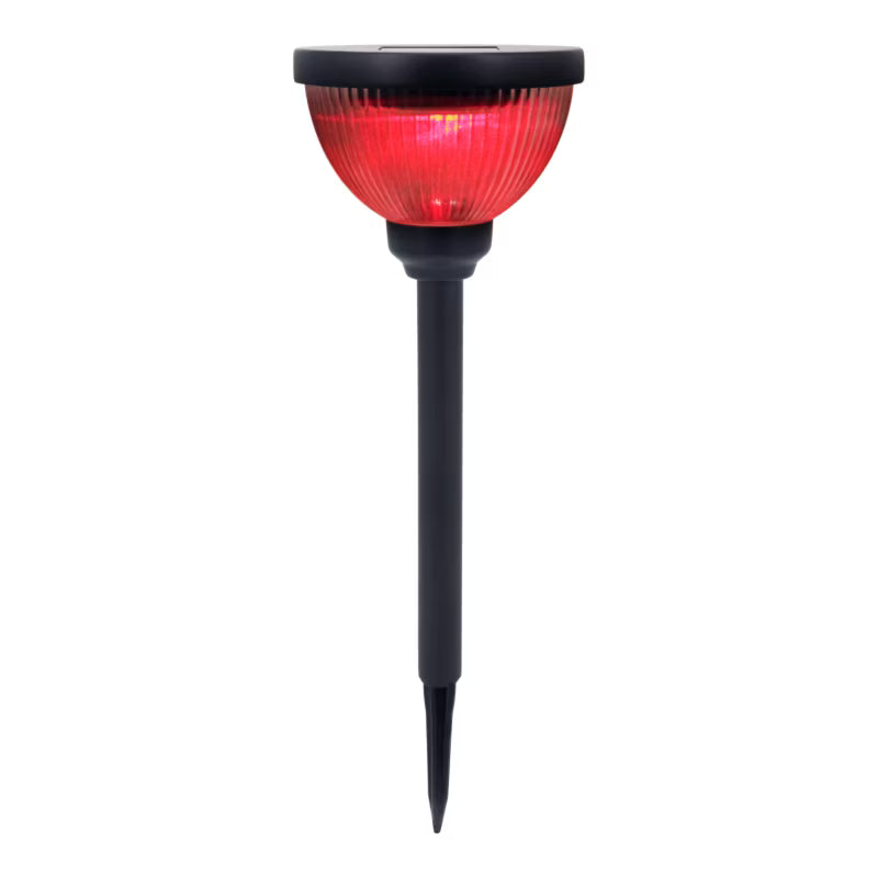 Solarlampe Spyd RGB Campanula 11x25 cm Sort