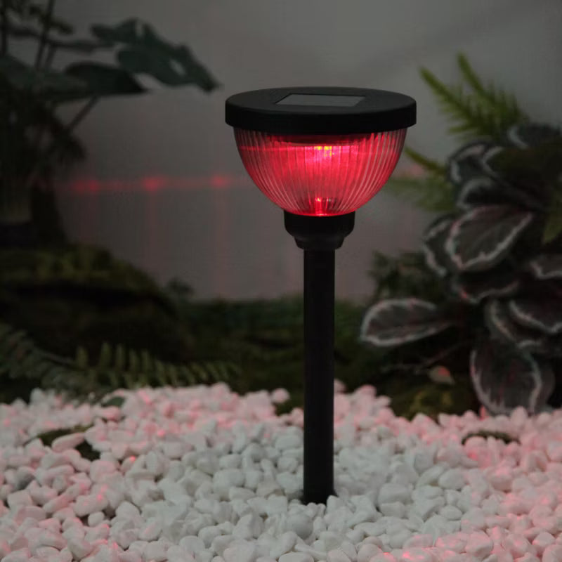 Solarlampe Spyd RGB Campanula 11x25 cm Sort
