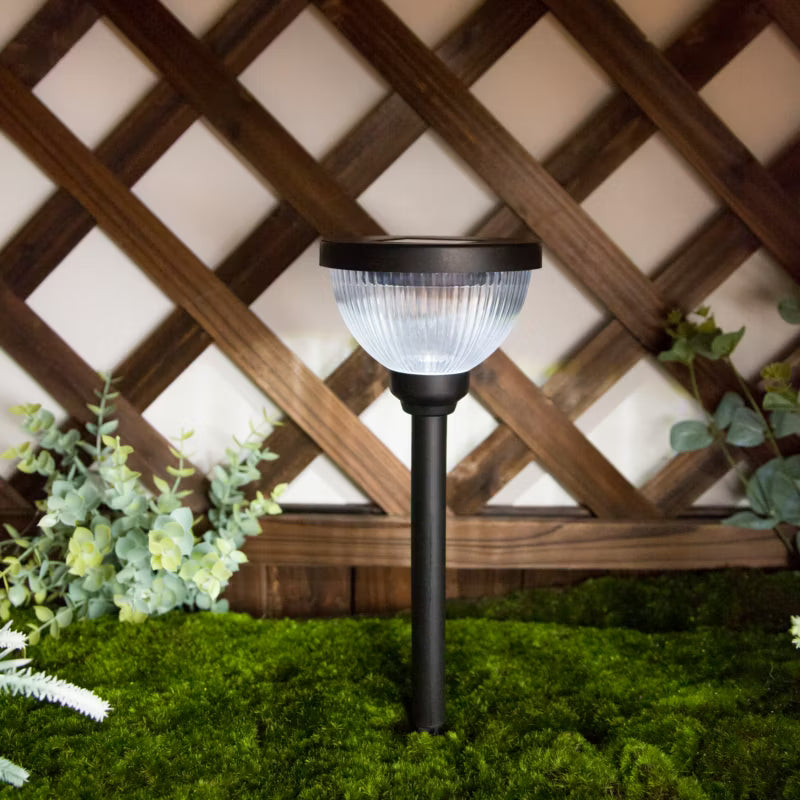 Solarlampe Spyd RGB Campanula 11x25 cm Sort