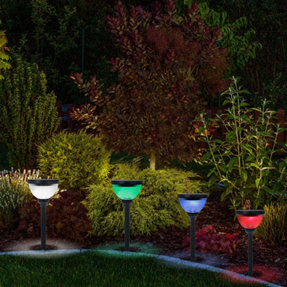Solarlampe Spyd RGB Campanula 11x25 cm Sort