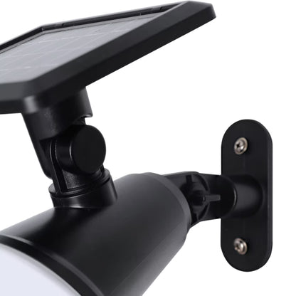 Solarlampe Spyd Væglampe 2-i-1 Sort
