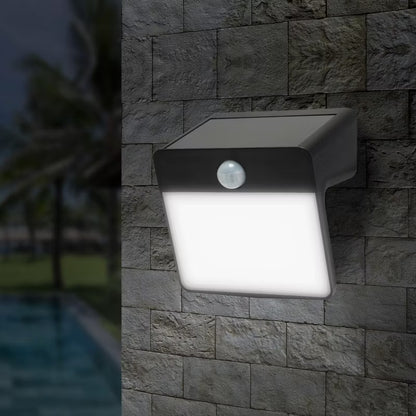 Solarlampe Summerside med Bevægelsessensor Sort