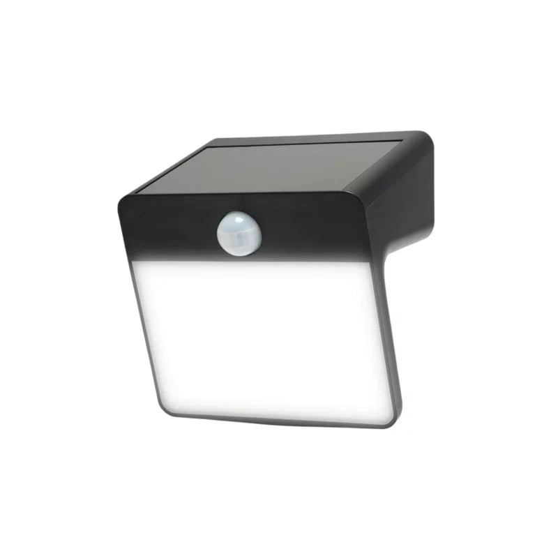 Solarlampe Summerside med Bevægelsessensor Sort