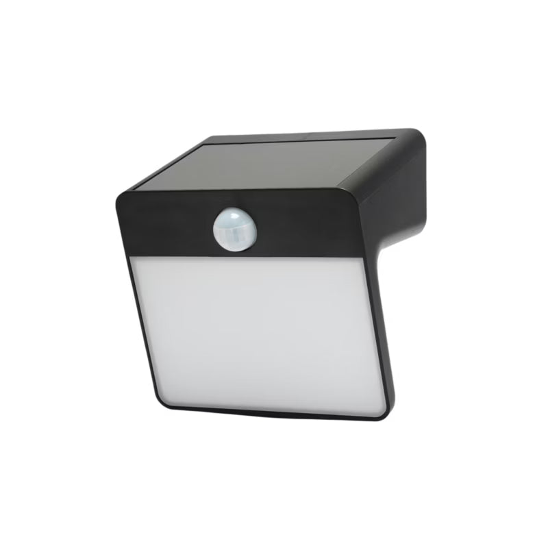 Solarlampe Summerside med Bevægelsessensor Sort