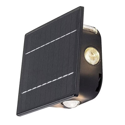 Solarlampe Udendørs Væglampe LED EMMEN 77034 Sort IP54