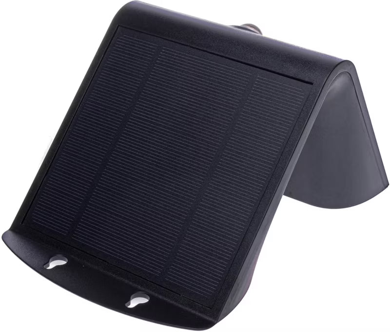 Solarlampe Væglampe Butterfly 400 lm Sort