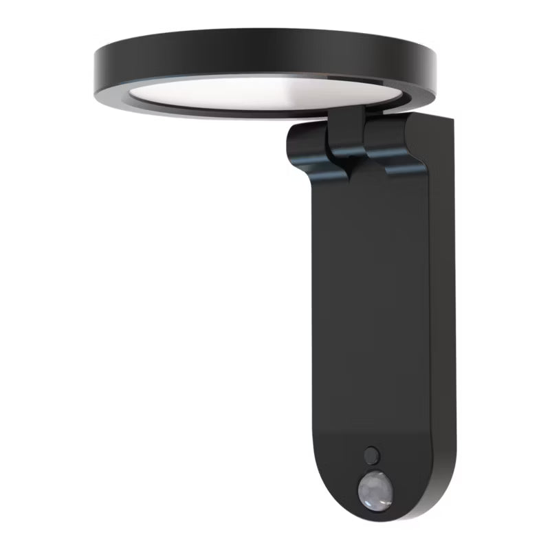 Solarlampe Væglampe Oregano 900 lm med Bevægelsessensor Sort