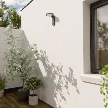 Solarlampe Væglampe Oregano 900 lm med Bevægelsessensor Sort