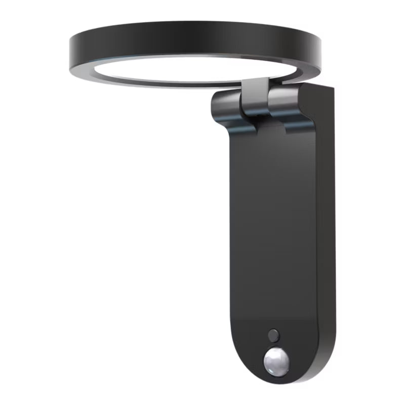 Solarlampe Væglampe Oregano 900 lm med Bevægelsessensor Sort
