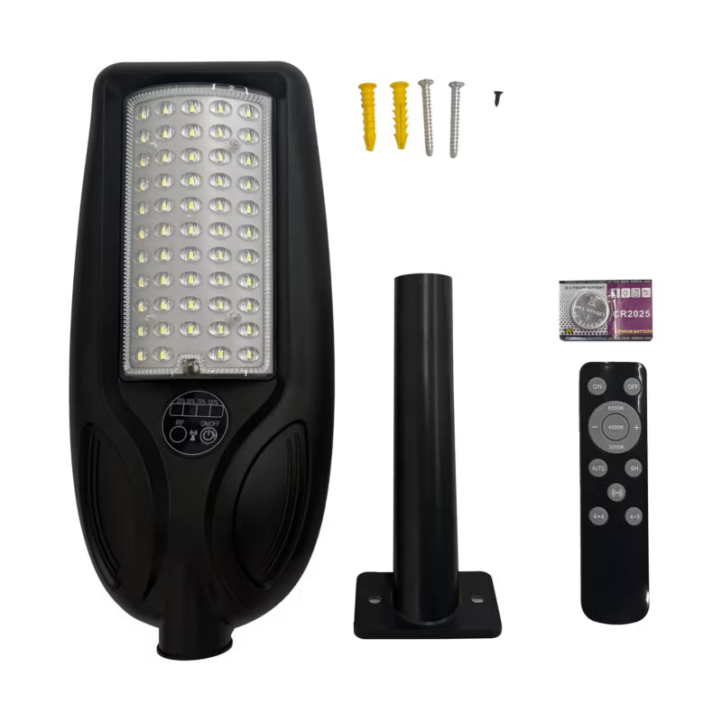 Solarlampe Venice 50W 4000K Sort IP65