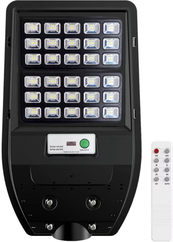 Solarlampe VIA 500 lm 6000K Sort IP54